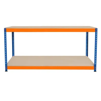 Dvostopenjska delovna miza S-Rax - 180 cm x 60 cm x 90 cm