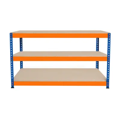 3-nadstropna delovna miza S-Rax - 150 cm x 60 cm x 90 cm