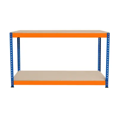 Dvostopenjska delovna miza S-Rax - 150 cm x 45 cm x 90 cm