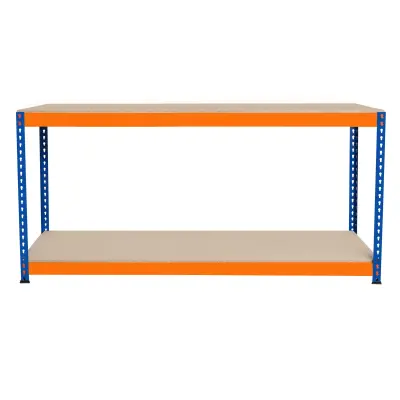 Dvostopenjska delovna miza S-Rax - 180 cm x 45 cm x 90 cm
