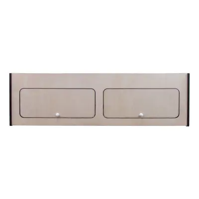Zgornja omarica za avtodom s črno obrobo – 120 cm x 35 cm x 35 cm