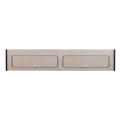 Zgornja omarica za avtodom s črno obrobo – 120 cm x 25 cm x 25 cm