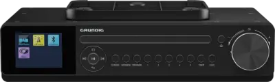 GRUNDIG Kuhinjski radio DKR 2000 BT DAB+ CD, črn