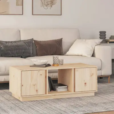 The Living Store Klubska mizica 110×50×40 trdna borovina - Klubska Mizica