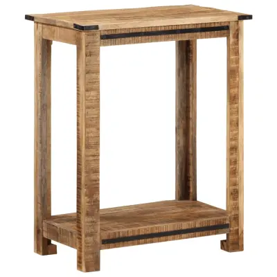The Living Store Konzolna mizica 60x35x75 cm trden mangov les - Konzolna Mizica