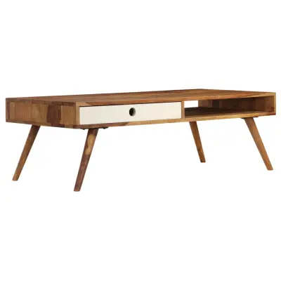 The Living Store Klubska mizica 110x50x35 cm iz trdnega palisandra - Klubska Mizica