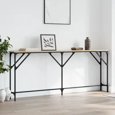 The Living Store Konzolna mizica sonoma hrast 180x23x75 cm inženirski les - Konzolna Mizica