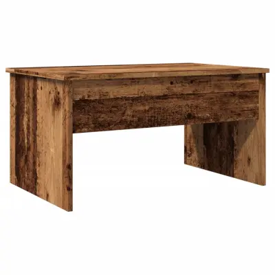 vidaXL Klubska mizica starinski les 80x50,5x41,5 cm inženirski les