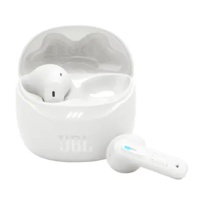 JBL Tune Flex 2 bele slušalke