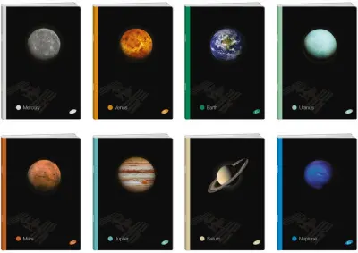 Zvezek a4 mp črtan elisa planeti 80l 80g