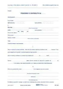 Obrazec 5,9 pogodba o zaposlitvi