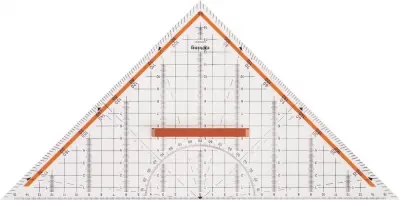 Ravnilo trikotnik geo 32cm