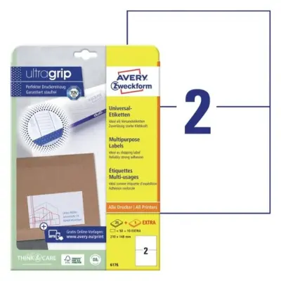 Etikete zweckform 6176 210x148mm 1/25