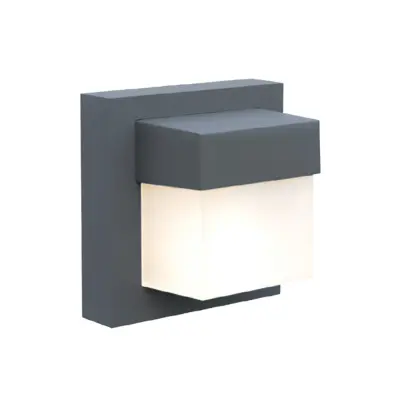 LED zunanja stenska svetilka 91211 15W E27 - siva