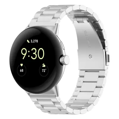Pašček za uro iz nerjavečega jekla za Google Pixel Watch 3 Silver 41 mm