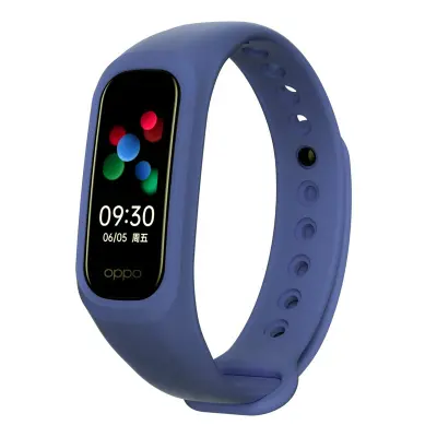 Silikonski pašček za uro za pas Oppo/OnePlus Blue