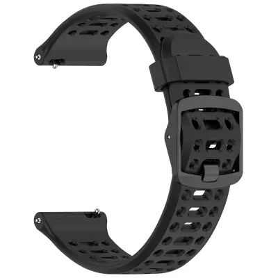 Silikonski dvobarvni pas za uro COROS Black 20 mm
