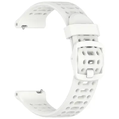 Silikonski dvobarvni pas za uro COROS White 20 mm