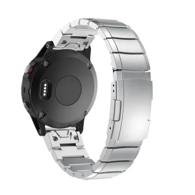 Hitro Sprostitev Titanov Pašček za Uro za Garmin Fenix 7X 6X Pro 5X Plus Silver 26 mm