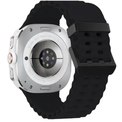 Ultra silikonski pašček za uro Samsung Watch 7 Black