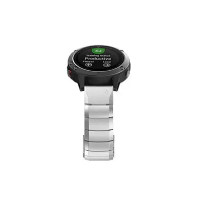 Pašček za uro iz titana za pametne ure Garmin Silver 22 mm