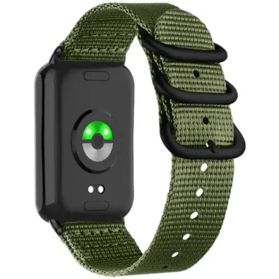 Najlonski pašček za uro Xiaomi Mi Band 8 Pro Green