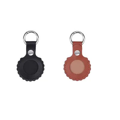 Etui AirTag iz PU usnja z odprtim dizajnom za varno sledenje