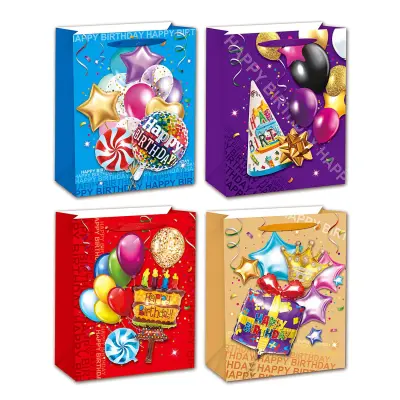 B-day 3D vrečka 24x18x8, 4s
