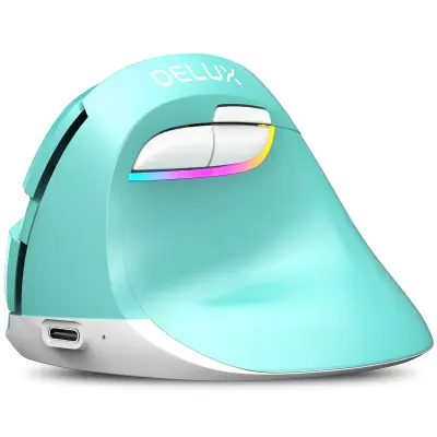 Brezžična miška Delux M618-G Mini 2.4GHz USB Type-C