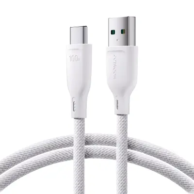 Kabel USB-A - USB-C 100W hitri prenos Multi-Color Series 1m bel