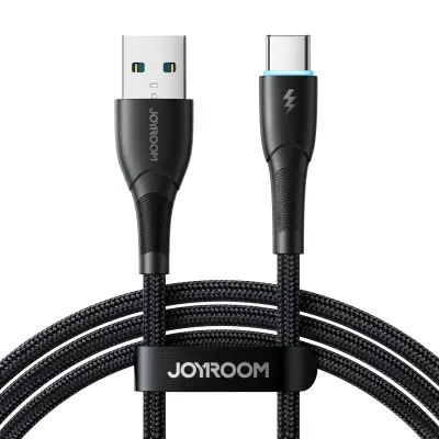 Starry Series USB-A - USB-C 3A kabel 1m črn