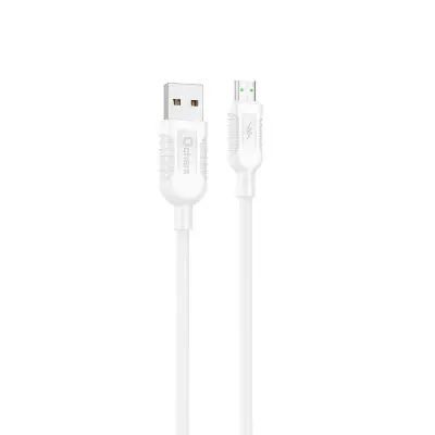 Qcharx Athens USB na mikro kabel 3A 18W (1 m) bel PVC
