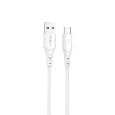 Kabel Qcharx Lisboa USB v tip C 3A (1 m) bel PVC