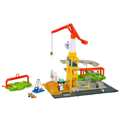 Mattel, Gradbeni set akcijskih voznikov z žerjavom in dodatki, Ve?barvno