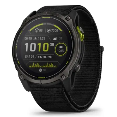Enduro 3 Sapphire, Carbon Gray DLC Titanium