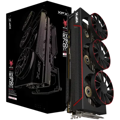 XFX RX 7900 XTX Magnetic Air Gaming 24GB | GDDR6 | HDMI 3xDisplayport | 3 Ventilatorji | Gaming Grafična Kartica