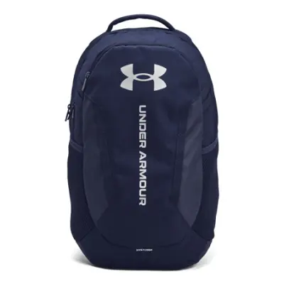 UA Bag Hustle 6.0 Backpack, Midnight Navy/Metallic Silver - Universal
