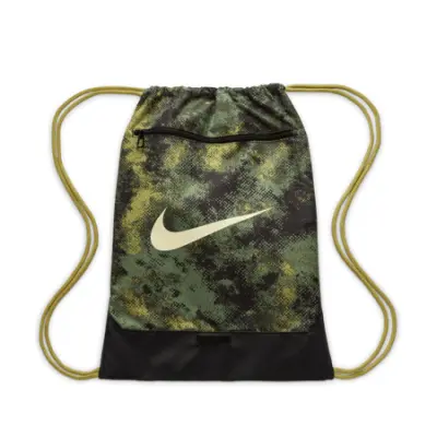 Nike Bag Brasilia 9.5 Print Gymsack Oil Green/Black/Coconut Milk