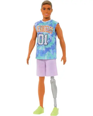Mattel, Barbie Fashionistas Ken Št. 212 z Protezo, Ve?barvno