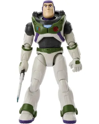 Mattel, Disney, Pixar Lightyear Buzz Lightyear ?lenkasti robot z laserskim rezilom, Ve?barvno