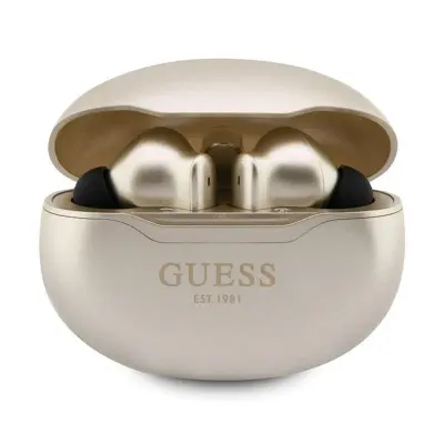 Guess True Wireless Classic EST BT5.3 - TWS slušalke + polnilno ohišje (zlato)