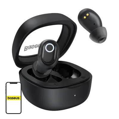 Brezžične slušalke Baseus Bowie WM02 TWS, Bluetooth 5.0 (črne)