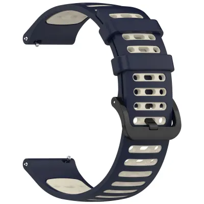 Silikonski pašček za uro Xiaomi Watch S4/ Keep Watch Pilot 1 Black&White