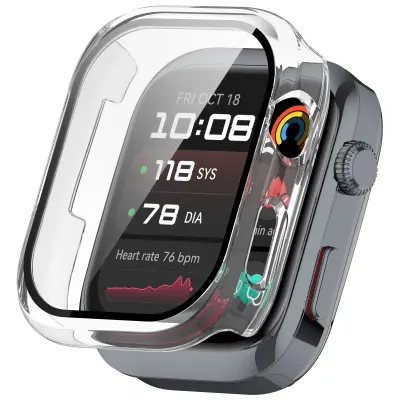 Zaščitna torbica za Huawei Watch D2, zaščitno steklo iz kaljenega stekla Transparent