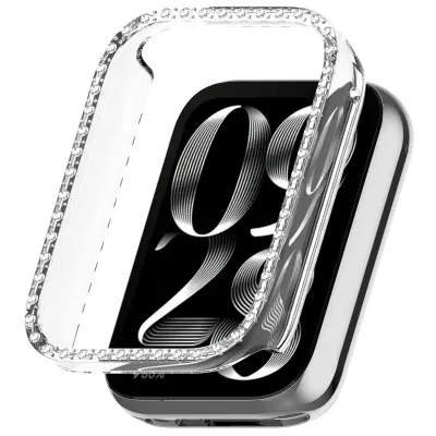 Ovitek za Xiaomi Mi Band 9 Pro z diamanti, zaščitni ovitek za osebni računalnik Transparent