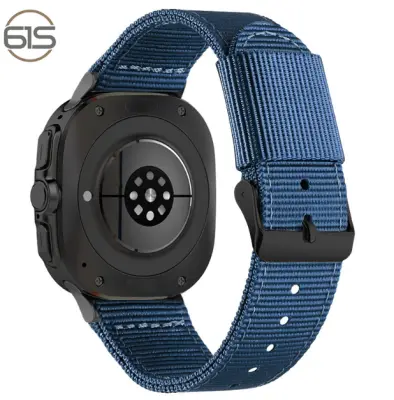 22 mm najlonski pašček za uro z zaponko za Samsung Watch 7 Ultra Blue