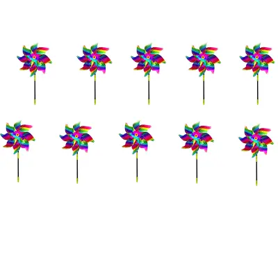 Vetrnica za odganjanje ptic 8 lopatic Gradient Color 10 pak