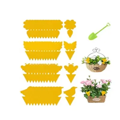 Prikupne in učinkovite muholovke/pasti za muhe, 48 kosov Yellow