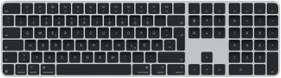 Apple Magic Keyboard s Touch ID in numeričnim delom, črna