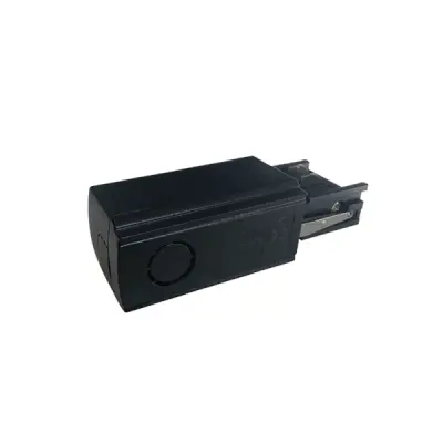 Napajalnik za tračnico črn